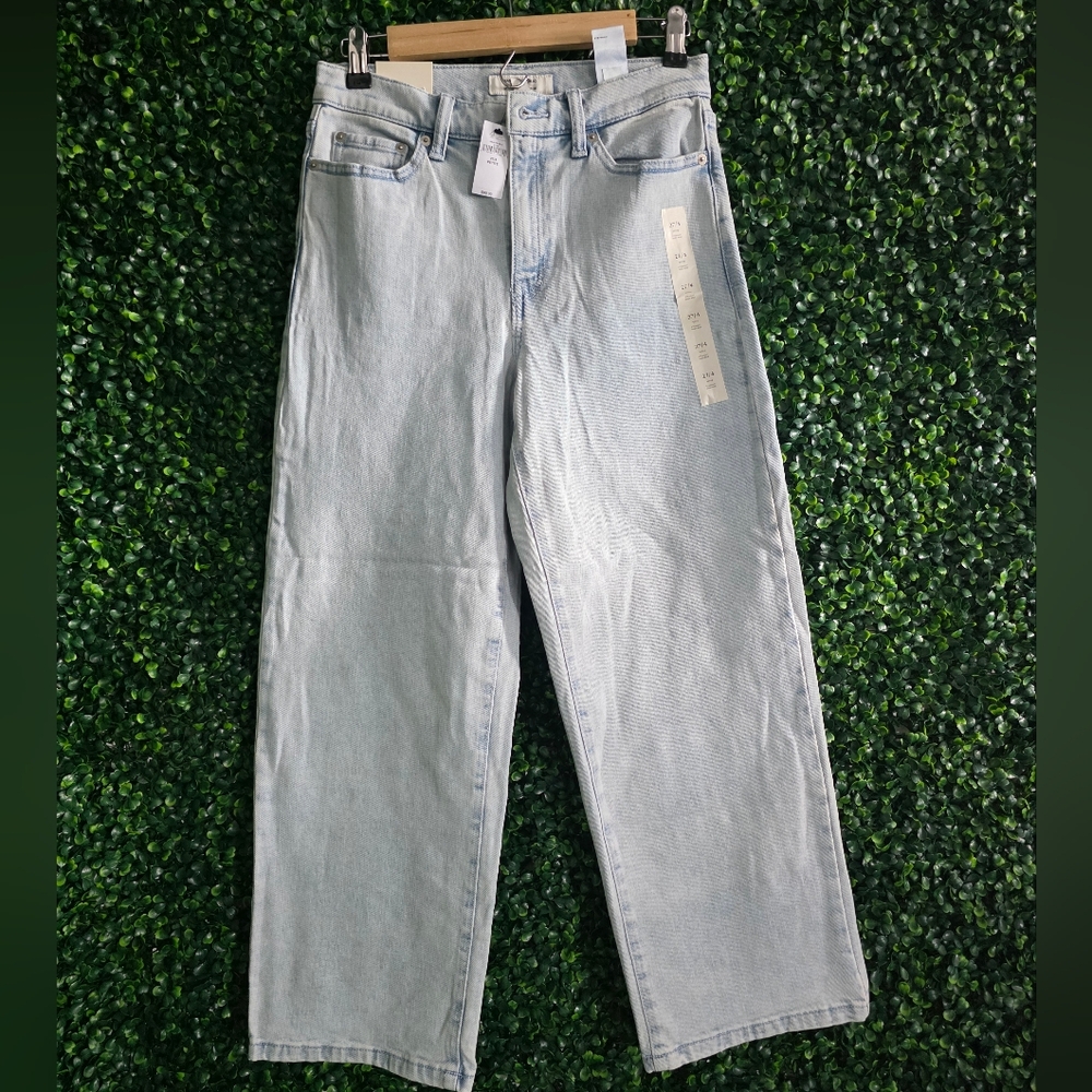 Banana Republic Straight High - Rise Blue Jeans Sizev 27/4